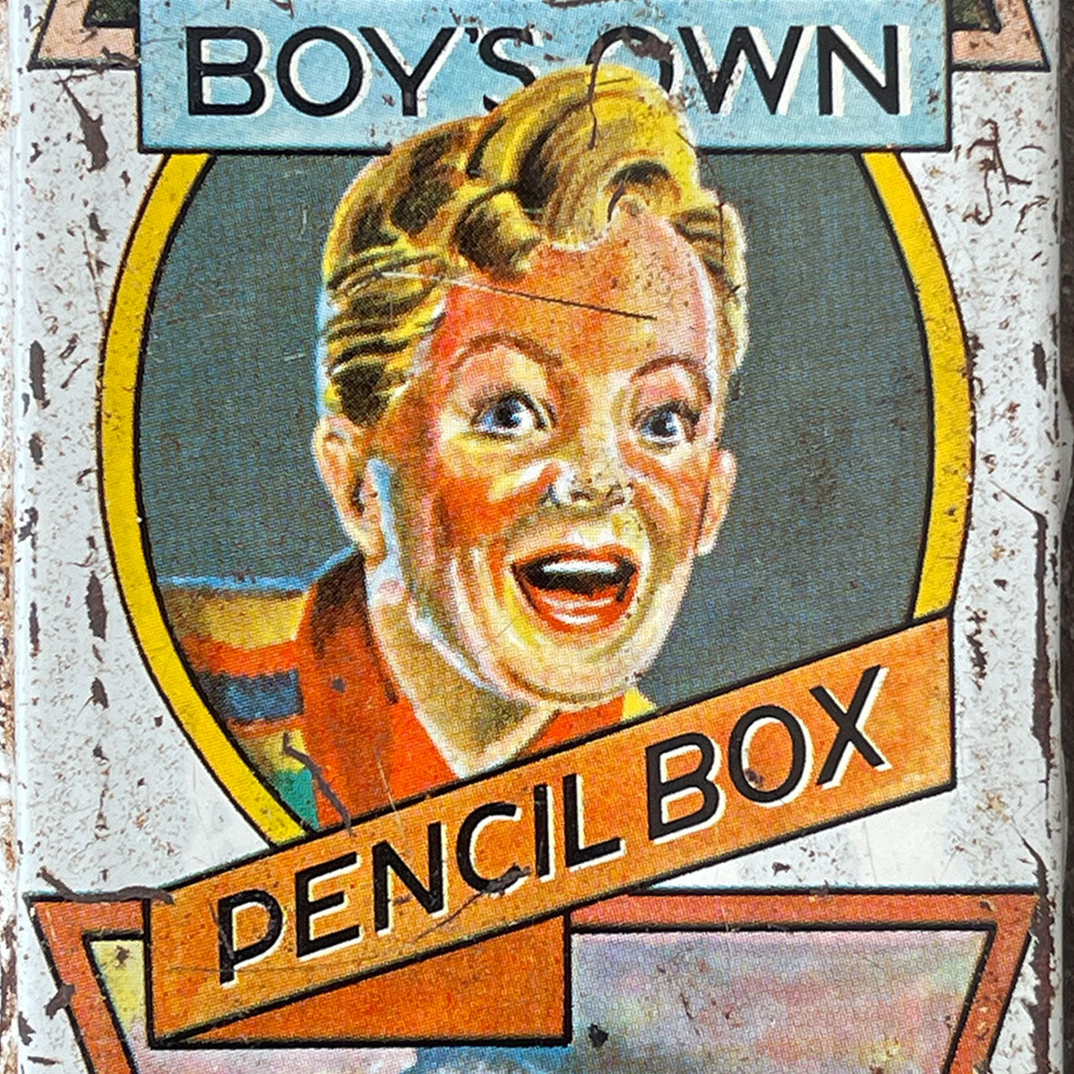 A Vintage Boy's Own Pencil Box
