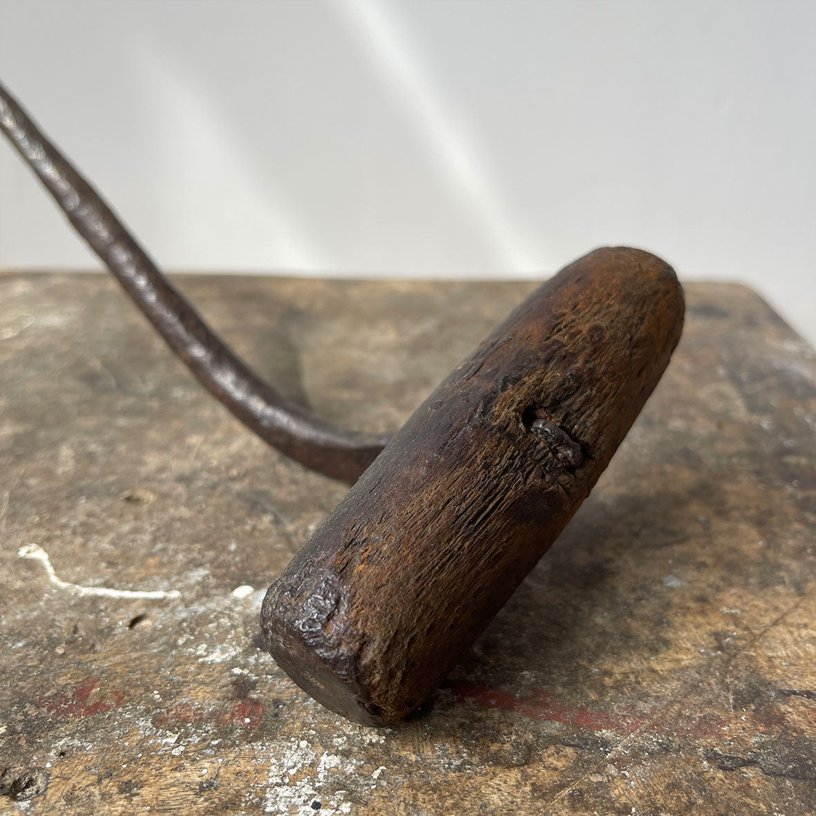 A Victorian Sack Hook with a beautifully aged handle and solid spiked hook. Very tactile in the hand. - SHOP NOW - www.intovintage.co.uk