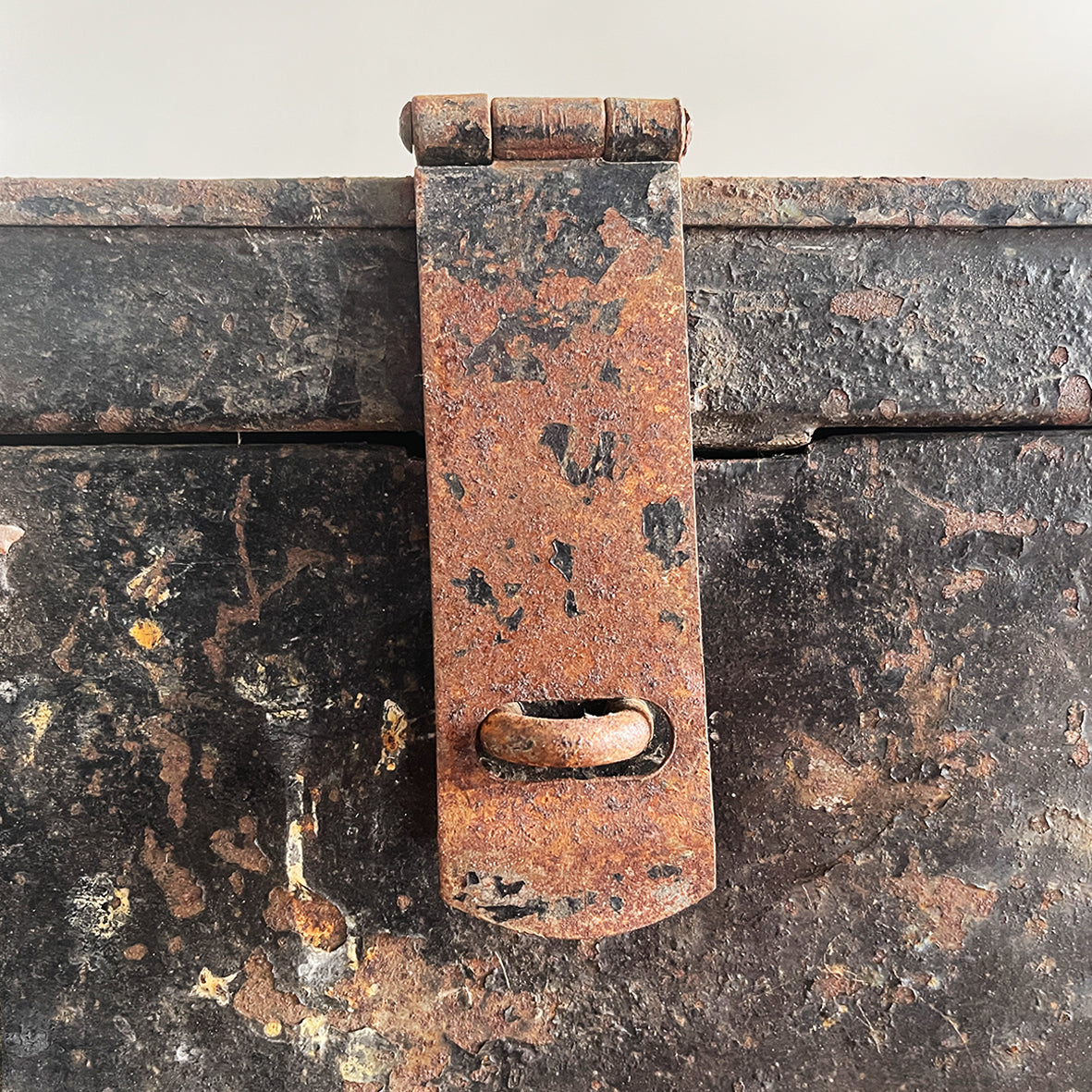 This is a real piece of social history. An original voting ballot box from Yeovil Town, Somerset. Metal in construction with convenient carry handles to both sides. The lid is hinged with a padlock flap. The laid has a posting slot that can be set to a closed position. Who knows what votes have been cast in this box over the years - SHOP NOW - www.intovintage.co.uk