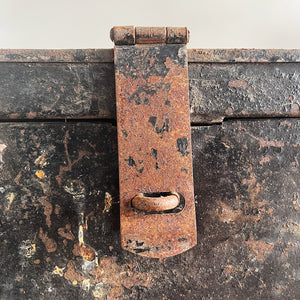 This is a real piece of social history. An original voting ballot box from Yeovil Town, Somerset. Metal in construction with convenient carry handles to both sides. The lid is hinged with a padlock flap. The laid has a posting slot that can be set to a closed position. Who knows what votes have been cast in this box over the years - SHOP NOW - www.intovintage.co.uk