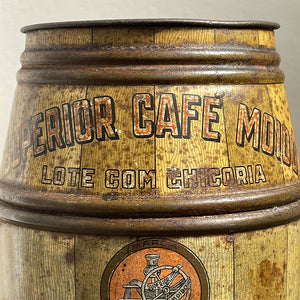 A vintage Cassa Macario Coffee Tin from Lisbon, Portugal - SHOP NOW - www.intovintage.co.uk