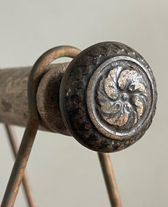 A vintage French bottle holder with wooden handle- perfect for storing all sorts of bottles and even milk if you still have it delivered! Nice decoration to the ends of the handles - SHOP NOW - www.intovintage.co.uk