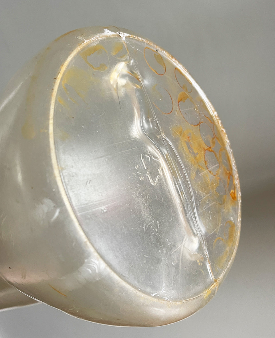 A Very Large Vintage Coke Bottle made from a clear plastic with a red plastic cap lid that has a slot in it so that you can collect your loose change - SHOP NOW - www.intovintage.co.uk