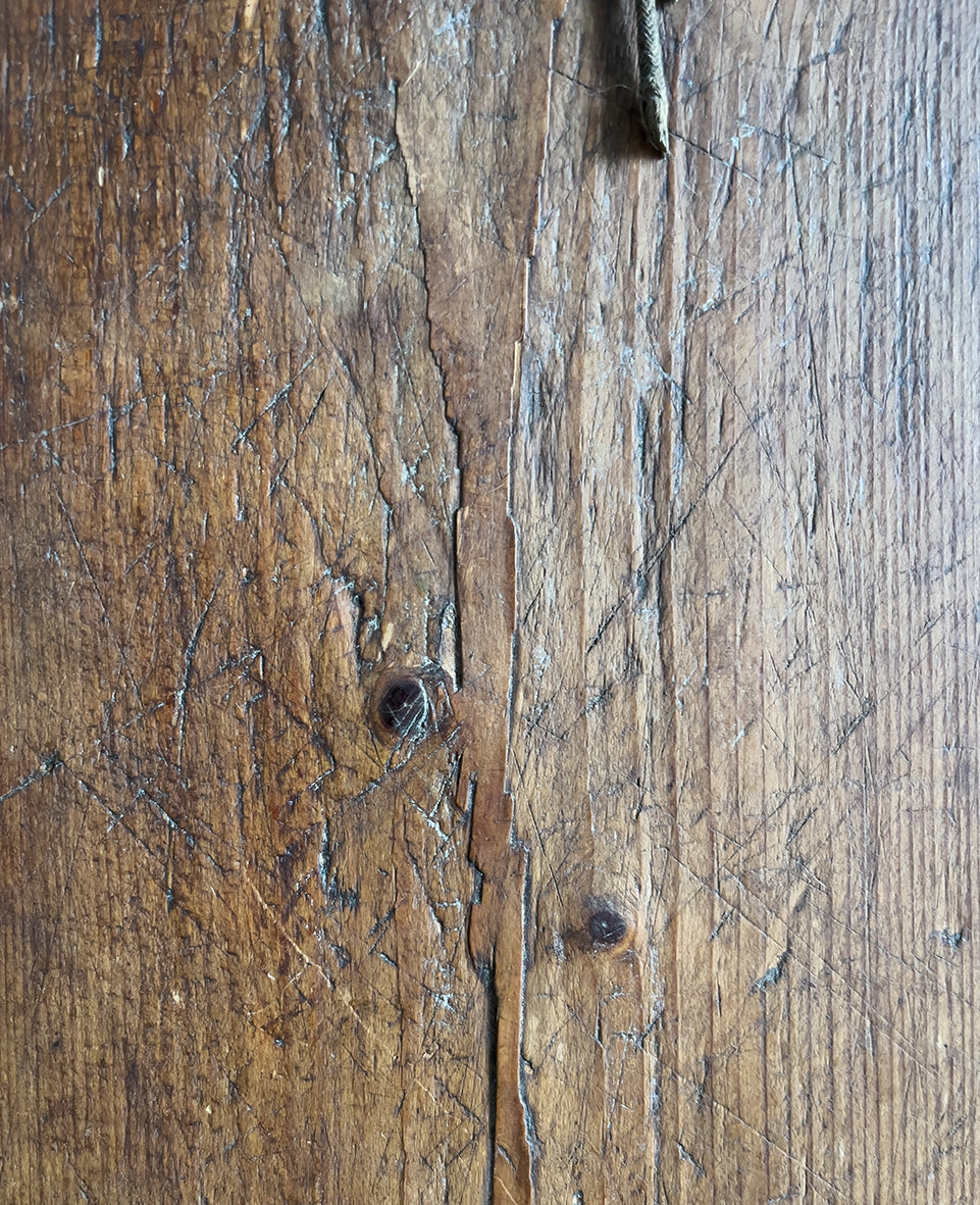 An Antique European Chopping Board with handle - Nicely worn with a fantastic patina. - SHOP NOW - www.intovintage.co.uk