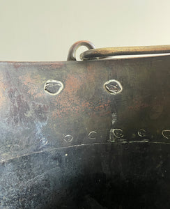A Victorian Copper Riveted Coal Bucket, dating to 1870. Fantastic for fireside storage, it has a fold-down brass carrying handle, the seams are in excellent order and it's finished with attractive chunky rivets - SHOP NOW - www.intovintage.co.uk