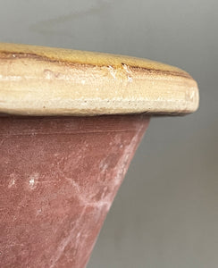 An Antique glazed terracotta Dairy Cream Bowl. Ideal for bread proving. French, late 19th Century - SHOP NOW - www.intovintage.co.uk