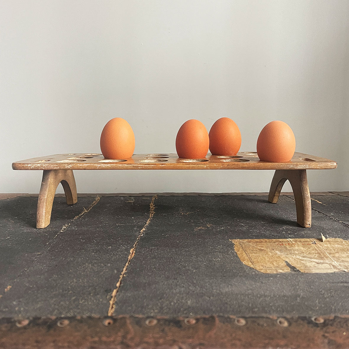 Primitive Egg Rack An Edwardian Egg Stand - IntoVintage.co.uk – Intovintage.co.uk