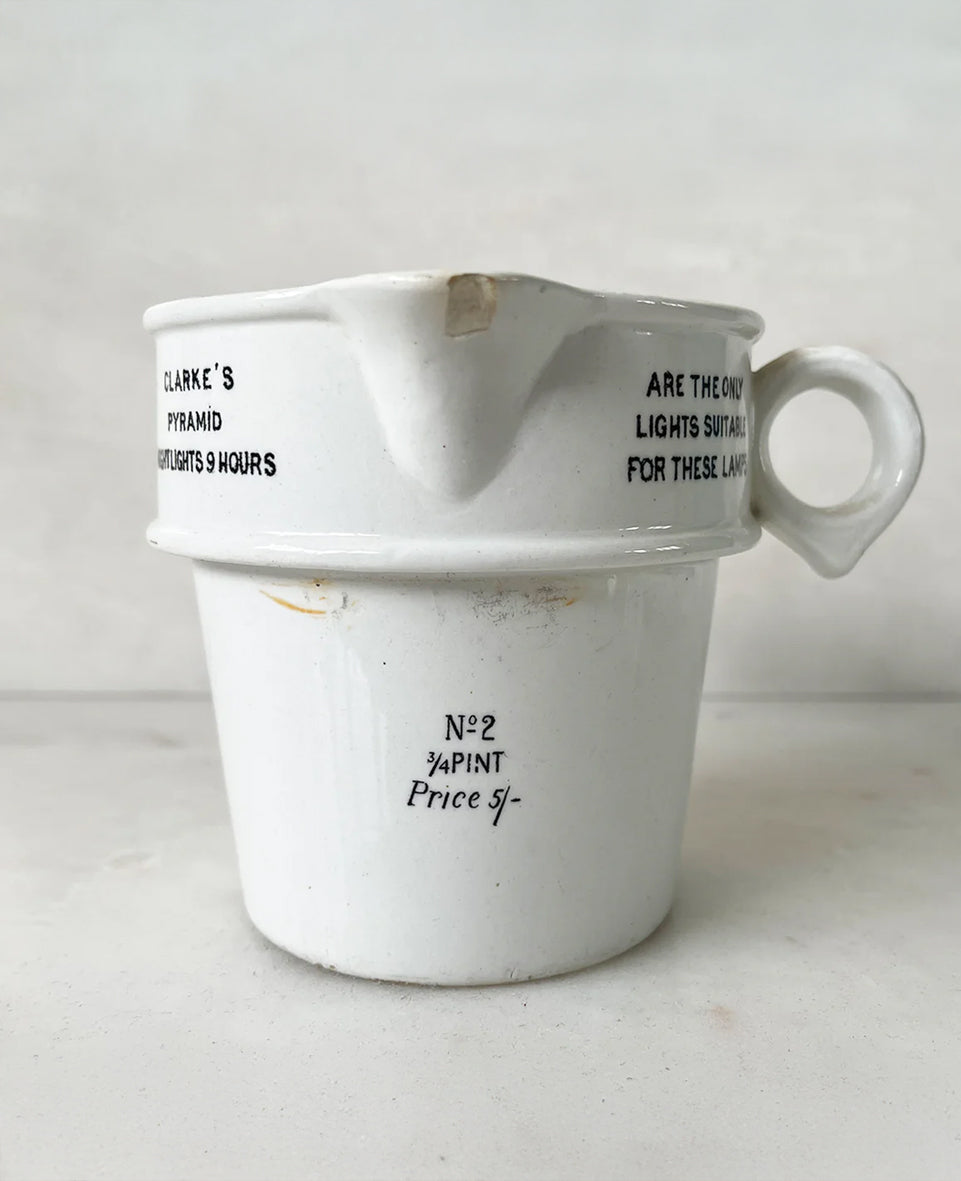 A Victorian Samual Clarke Ironstone Clarke's Fairy Cup This little food warmer was used as a nursery item to heat milk for infants - SHOP NOW - www.intovintage.co.uk