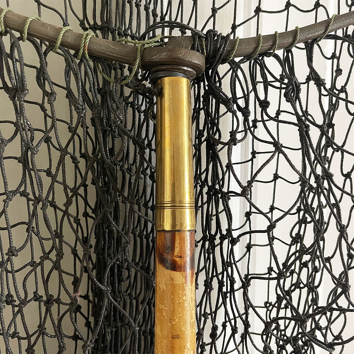 antique bamboo fishing net An Edwardian Fishing Net