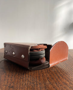 A fantastic pair of original British Army MT goggles with their original box. Amber glass lenses, leather trim and original elastic. These goggles were worn by drivers, tank crews, dispatch riders and more, throughout the Second World War - SHOP NOW - www.intovintage.co.uk