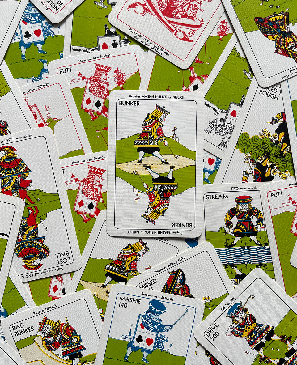 A great example of a vintage card game dating from the 1950’s. The Kargo Golf Game was published in 1955 by Castell Brothers, under their Pepys brand name. A complete full set of 52 cards and the original Rules booklet, with the cards being in really good condition. - SHOP NOW - www.intovintage.co.uk