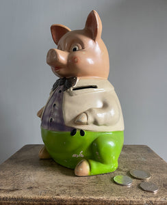 A 1950's Mr Pig Piggy Bank