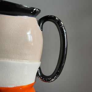 A Carlton Ware Humpty Dumpty jug with a hidden secret, lift him up and he'll play the tune "D'ye ken John Peel?" – which translates to "Do you know John Peel?" an old Cumberland hunting song written around 1824 by John Woodcock Graves (1795–1886). Introduced in around 1935 and was one of a small range of Carlton Ware musical novelties - SHOP NOW - www.intovintage.co.uk