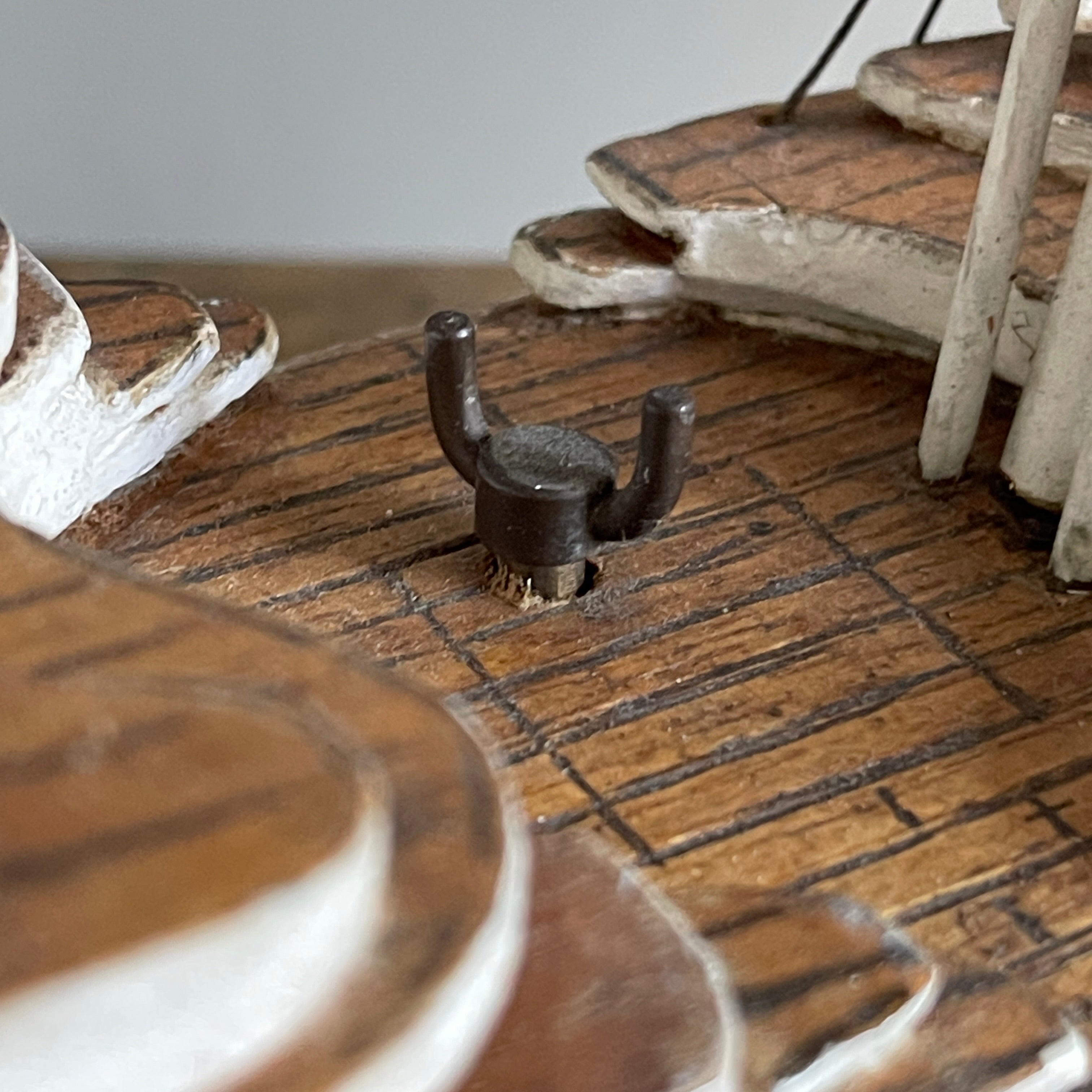 A Vintage Scratch Built Musical Ship