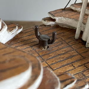A Vintage Scratch Built Musical Ship
