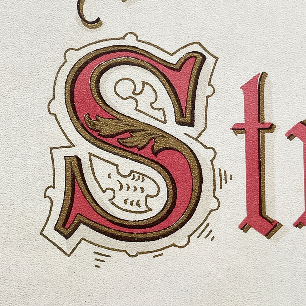 A delightful large religious print with the words 'As thy Days so shall thy Strength be'. Good colourful typography and in its original mahogany cross-jointed frame - SHOP NOW - www.intovintage.co.uk