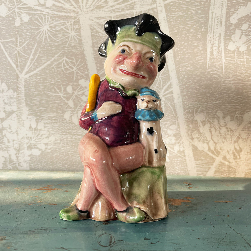 A fun Mr Punch Toby Jug by Wain & Sons, London - SHOP NOW - www.intovintage.co.uk