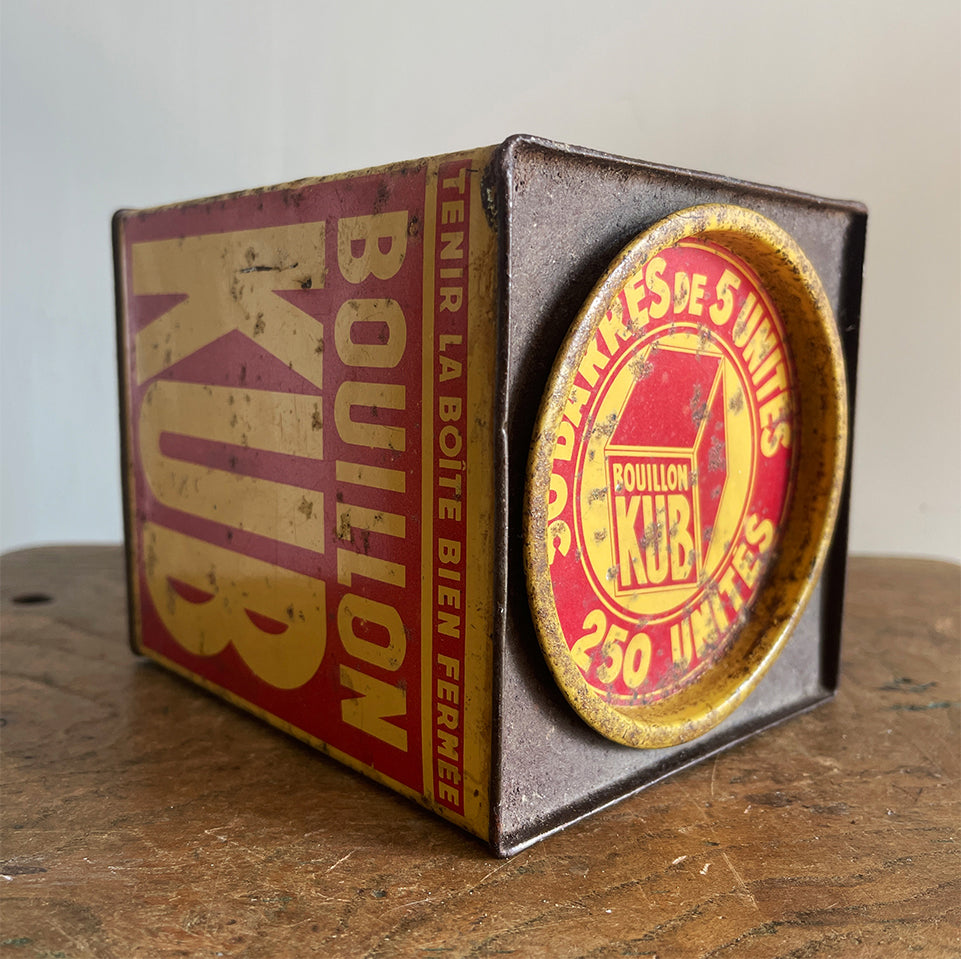 A Vintage Bouillon Kub Tin