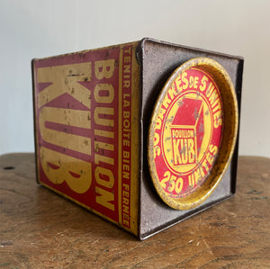 A Vintage Bouillon Kub Tin