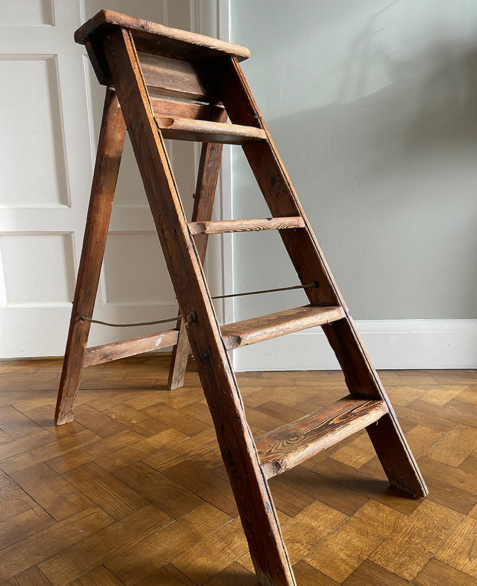 A set of Vintage Work Step Ladders