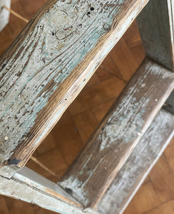 A wonderful set of Vintage Step Ladders with original paint. Very slim when folded so great for storage. - SHOP NOW - www.intovintage.co.uk
