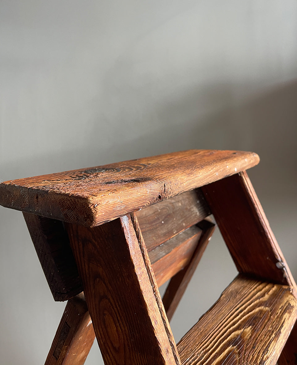 A set of Vintage Work Step Ladders