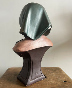A charming Vintage French 'Orphan' Bust. Made from plaster and hand painted. Titled 'ORPHELINE' meaning 'Orphan' in English - SHOP NOW - www.intovintage.co.uk