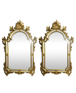 Pair of Large Fine Gilt Mirrors