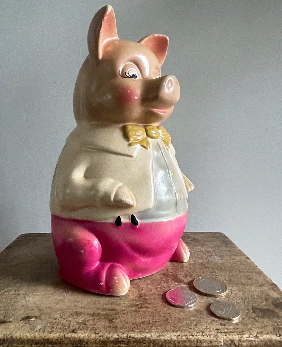 A 1950's Mr Pig Piggy Bank