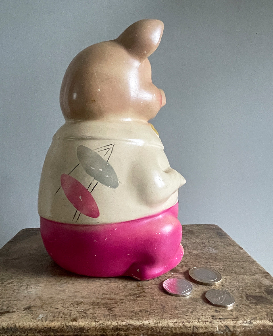 A 1950's Mr Pig Piggy Bank