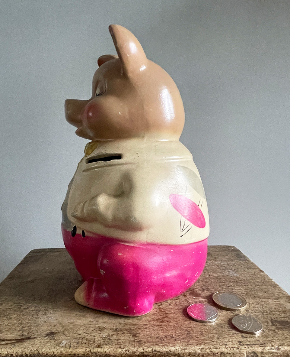 A 1950's Mr Pig Piggy Bank