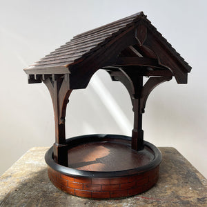 A beautifully crafted and detailed Architectural Model of an English Church Porch. Constructed from oak and dating from the 1920's - SHOP NOW - www.intovintage.co.uk