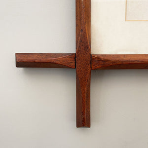 A delightful large religious print with the words 'As thy Days so shall thy Strength be'. Good colourful typography and in its original mahogany cross-jointed frame - SHOP NOW - www.intovintage.co.uk