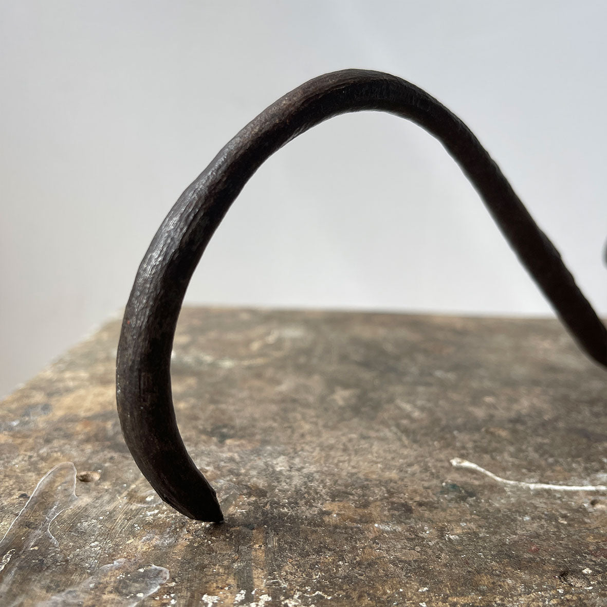 A Victorian Sack Hook with a beautifully aged handle and solid spiked hook. Very tactile in the hand. - SHOP NOW - www.intovintage.co.uk