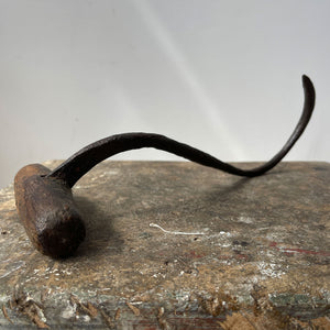 A Victorian Sack Hook with a beautifully aged handle and solid spiked hook. Very tactile in the hand. - SHOP NOW - www.intovintage.co.uk