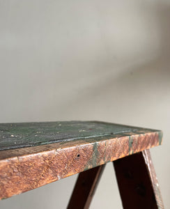 A great set of Vintage workshop Step Ladders with loads of wear and original splodges of paint! Very slim when folded so great for storage. - SHOP NOW - www.intovintage.co.uk