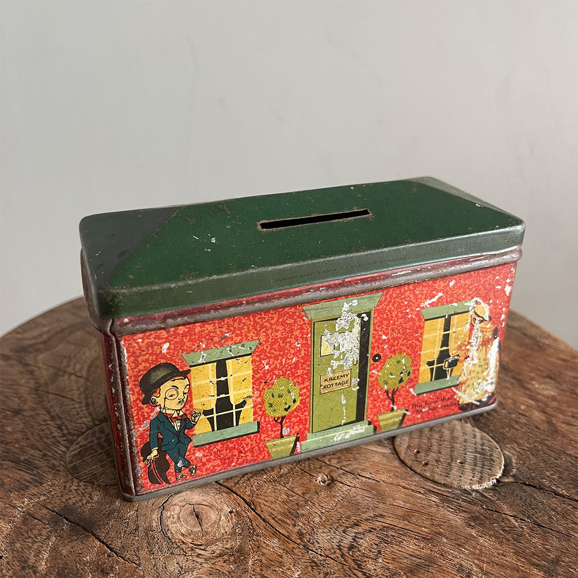 Vintage Sharp's Toffee Tin. Find this and other Vintage Tins & Toys for sale at Intovintage.co.uk.