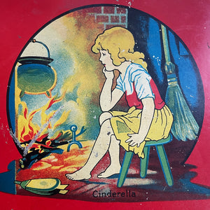 A jolly Mackintosh's Nurseryland Toffee Tin from the 1930s wonderful illustrations and colours.  - SHOP NOW - www.intovintage.co.uk