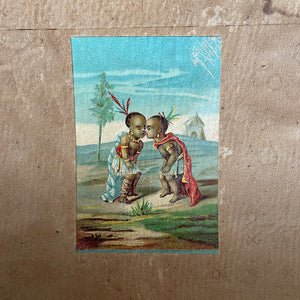 Keep all your treasures safe in this vintage child's Toy Treasure Chest. With some old colourful travel labels still on it - SHOP NOW - www.intovintage.co.uk
