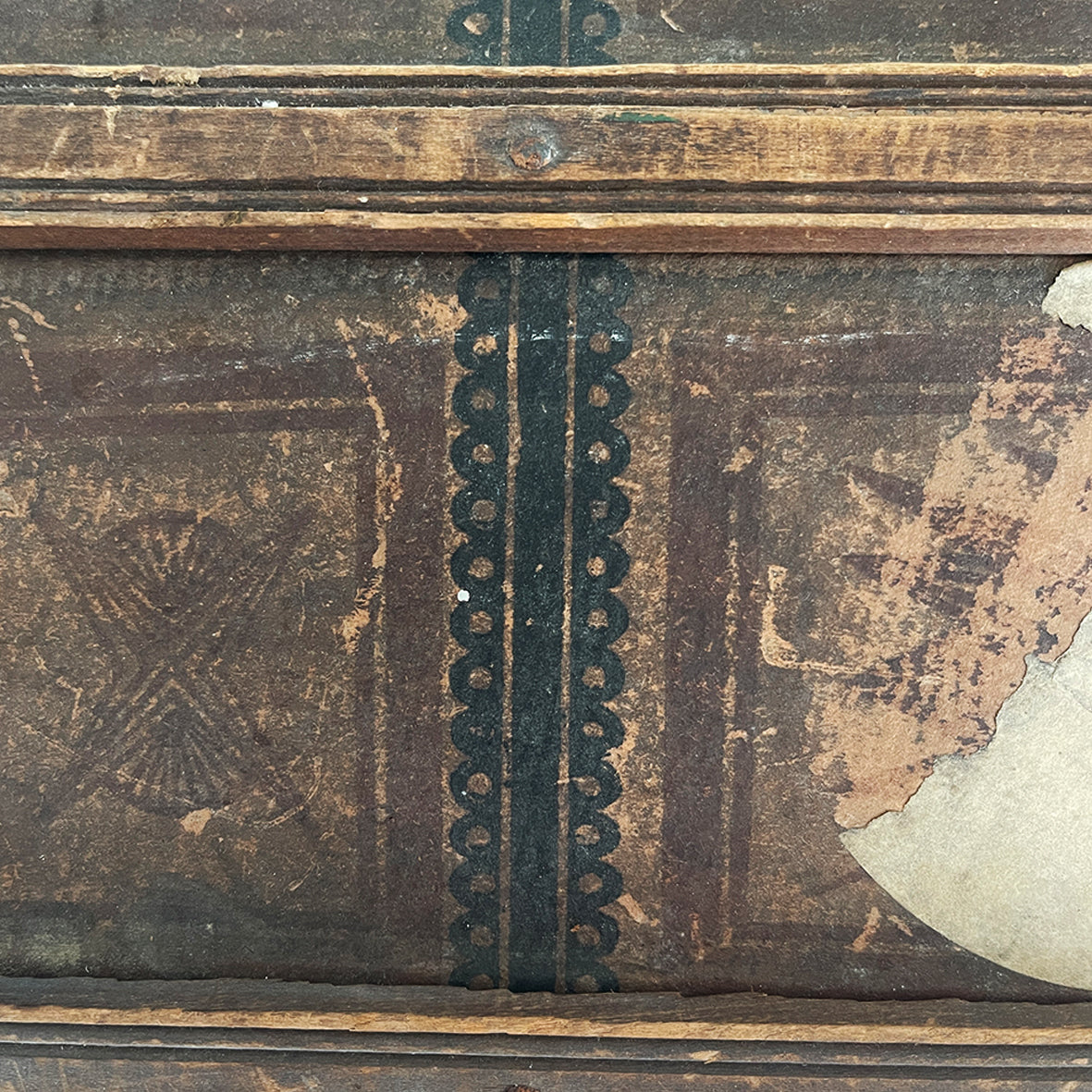 Keep all your treasures safe in this vintage child's Toy Treasure Chest. With some old colourful travel labels still on it - SHOP NOW - www.intovintage.co.uk