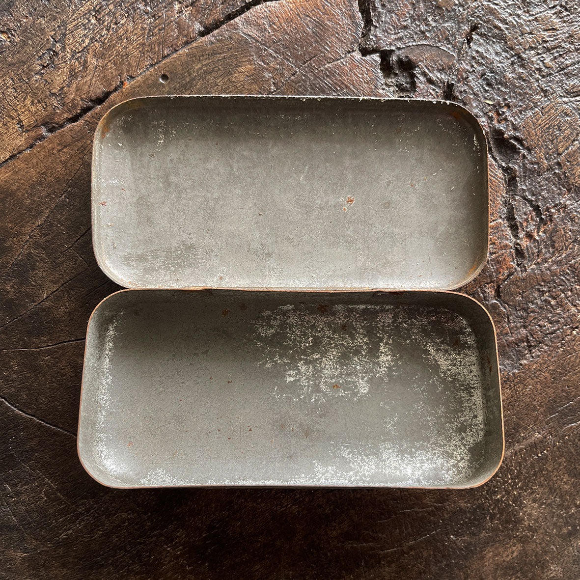 A vintage Ucal Lozenges Tin from the 1920s with a great graphic to the front. Hinged lid. - SHOP NOW - www.intovintage.co.uk
