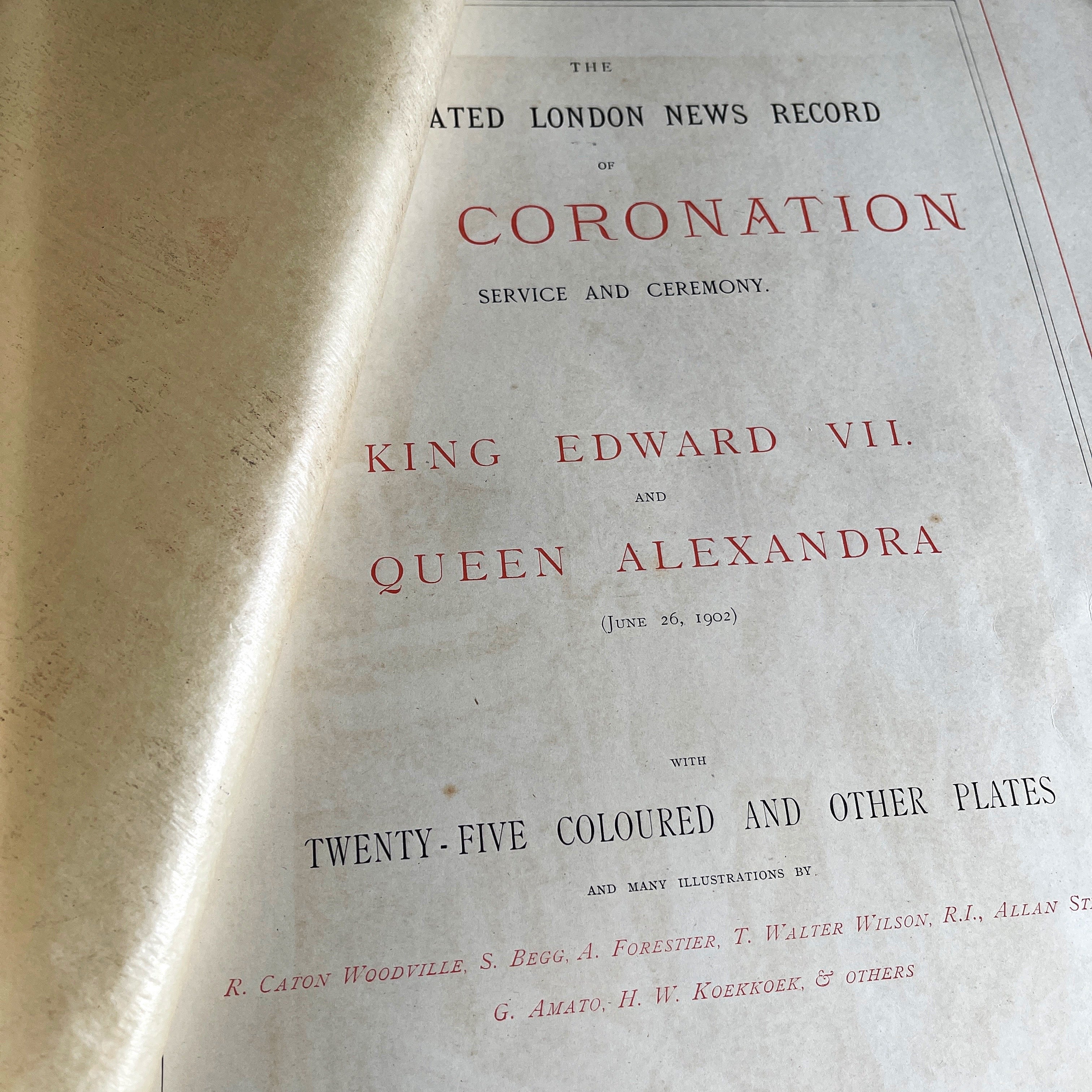 A King Edward VII Coronation Book