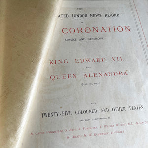 A King Edward VII Coronation Book