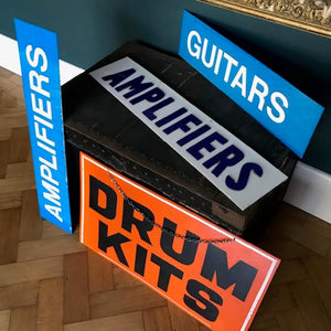 Vintage Music Shop Signs - SHOP NOW - www.intovintage.co.uk