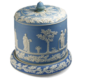 Impressive Jasperware Stilton dish and cover. Find this and other Beautiful Vintage items for you home at Intovintage.co.uk.