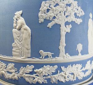 Impressive Jasperware Stilton dish and cover. Find this and other Beautiful Vintage items for you home at Intovintage.co.uk.