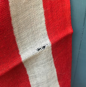 Vintage American Flag that has never been used so super fresh! Great strong red & blue colours. Marked '1 YD AMERICA' on the seem. These flags look great framed and hung on the wall - SHOP NOW - www.intovintage.co.uk