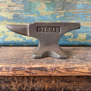 A small vintage Record Anvil. Handy in the workshop or makes a great display piece - SHOP NOW - www.intovintage.co.uk