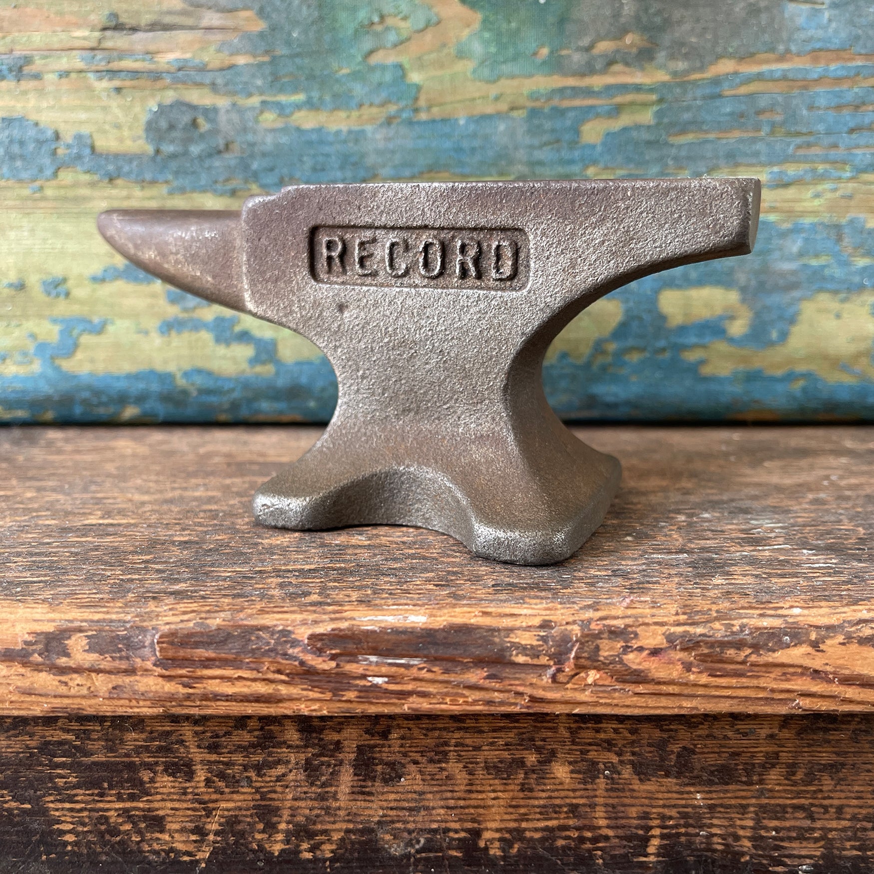 A small vintage Record Anvil. Handy in the workshop or makes a great display piece - SHOP NOW - www.intovintage.co.uk