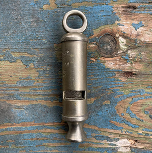 An original 1913 British Army Officer's Whistle by J. Hudson and Co, 13 Bar Street, Birmingham - SHOP NOW - www.intovintage.co.uk